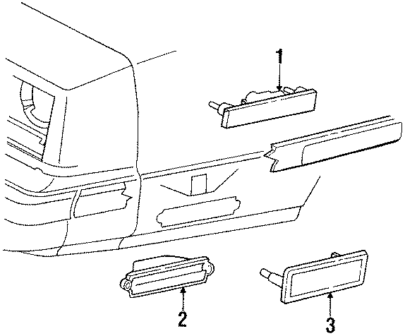 FRONT LAMPS. CORNER & SIDE MARKER LAMPS.