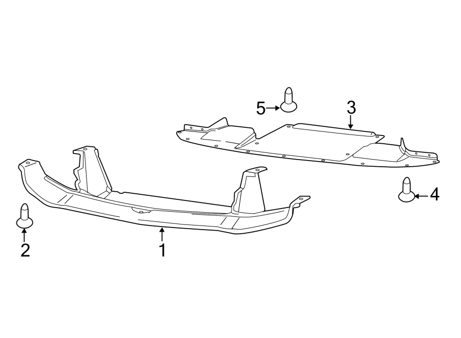 Diagram SPLASH SHIELDS. for your 2014 Chrysler 200   