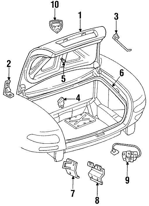 4TRUNK LID. EXTERIOR TRIM. LID & COMPONENTS.https://images.simplepart.com/images/parts/motor/fullsize/RT93480.png