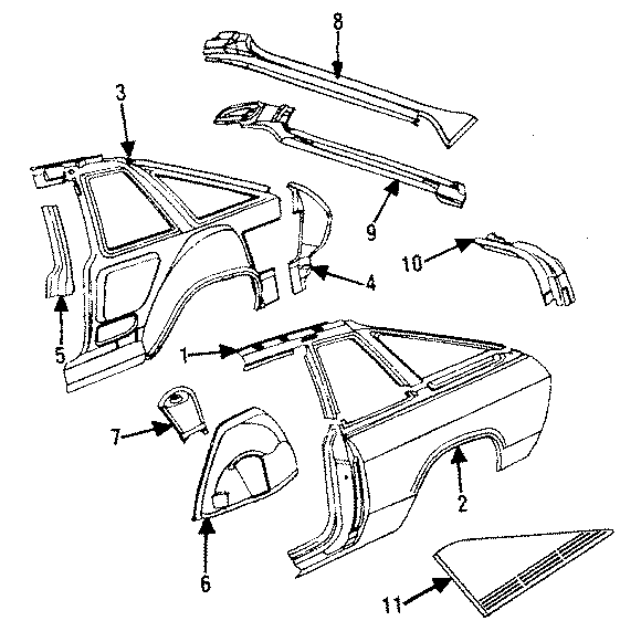 7QUARTER PANEL & COMPONENTS.https://images.simplepart.com/images/parts/motor/fullsize/SF4150.png