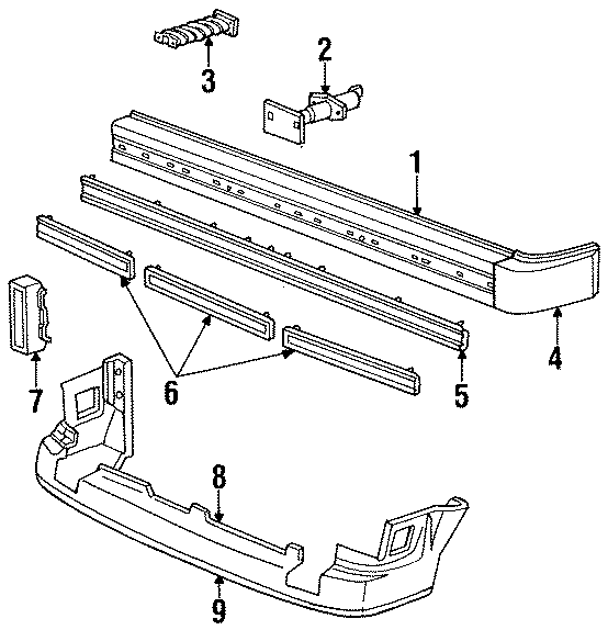 2FRONT BUMPER. BUMPER & COMPONENTS.https://images.simplepart.com/images/parts/motor/fullsize/SF5010.png