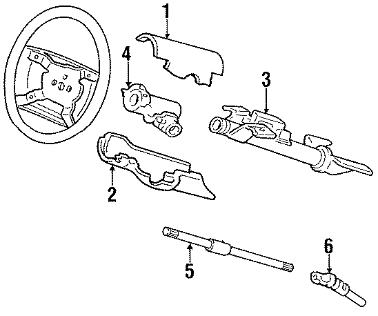 4STEERING COLUMN. HOUSING & COMPONENTS. SHAFT & INTERNAL COMPONENTS. SHROUD. SWITCHES & LEVERS.https://images.simplepart.com/images/parts/motor/fullsize/SF5085.png