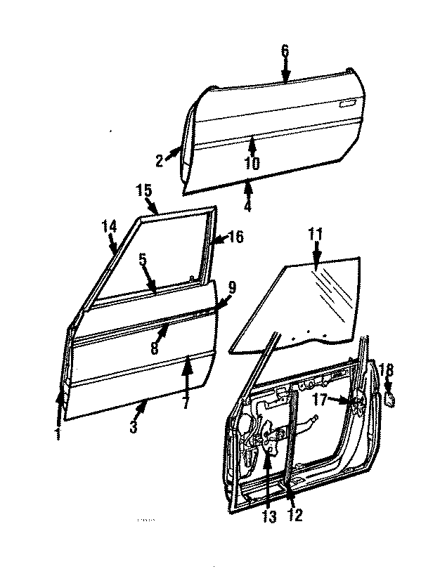 11FRONT DOOR. DOOR & COMPONENTS. GLASS & HARDWARE.https://images.simplepart.com/images/parts/motor/fullsize/SF9110.png