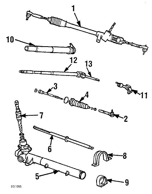 3STEERING COLUMN & WHEEL. STEERING GEAR & LINKAGE.https://images.simplepart.com/images/parts/motor/fullsize/SG1055.png