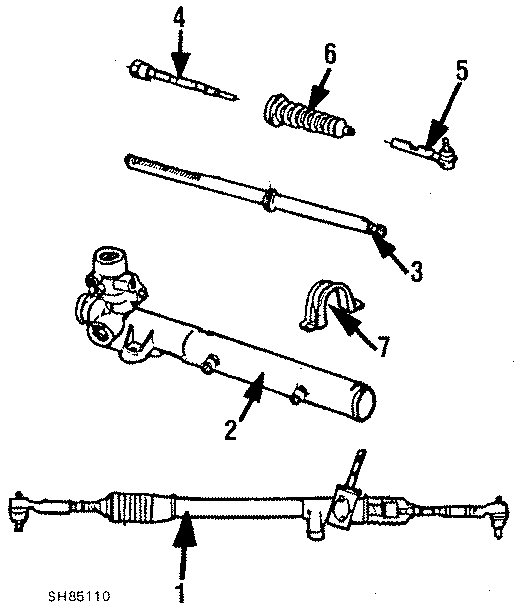 4STEERING GEAR & LINKAGE.https://images.simplepart.com/images/parts/motor/fullsize/SH85110.png