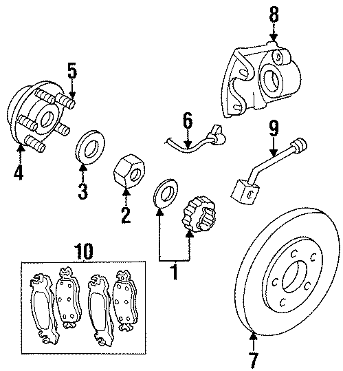 9FRONT SUSPENSION. BRAKE COMPONENTS.https://images.simplepart.com/images/parts/motor/fullsize/SM96110.png