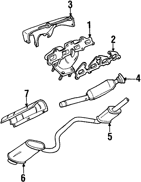 7EXHAUST SYSTEM. EXHAUST COMPONENTS. MANIFOLD.https://images.simplepart.com/images/parts/motor/fullsize/SM96897.png