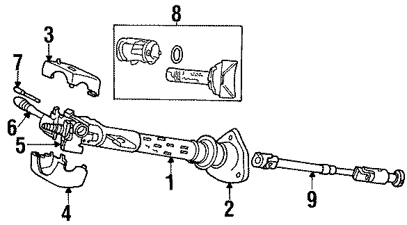 8SHAFT & INTERNAL COMPONENTS. SHROUD. STEERING COLUMN ASSEMBLY. SWITCHES & LEVERS.https://images.simplepart.com/images/parts/motor/fullsize/ST97225.png