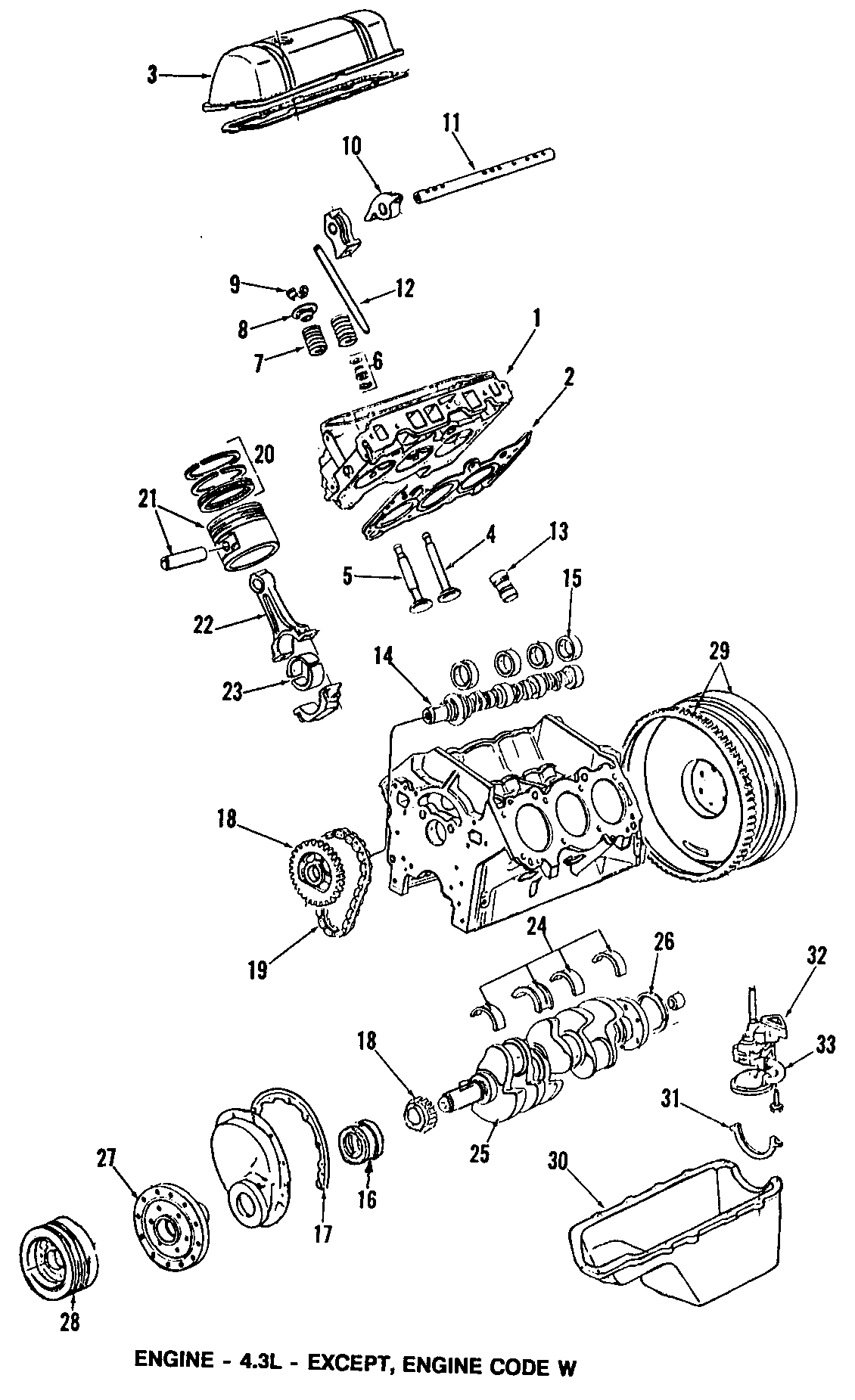 Diagram CAMSHAFT & TIMING. CRANKSHAFT & BEARINGS. CYLINDER HEAD & VALVES. LUBRICATION. MOUNTS. PISTONS. RINGS & BEARINGS. for your 2013 Chevrolet Traverse    