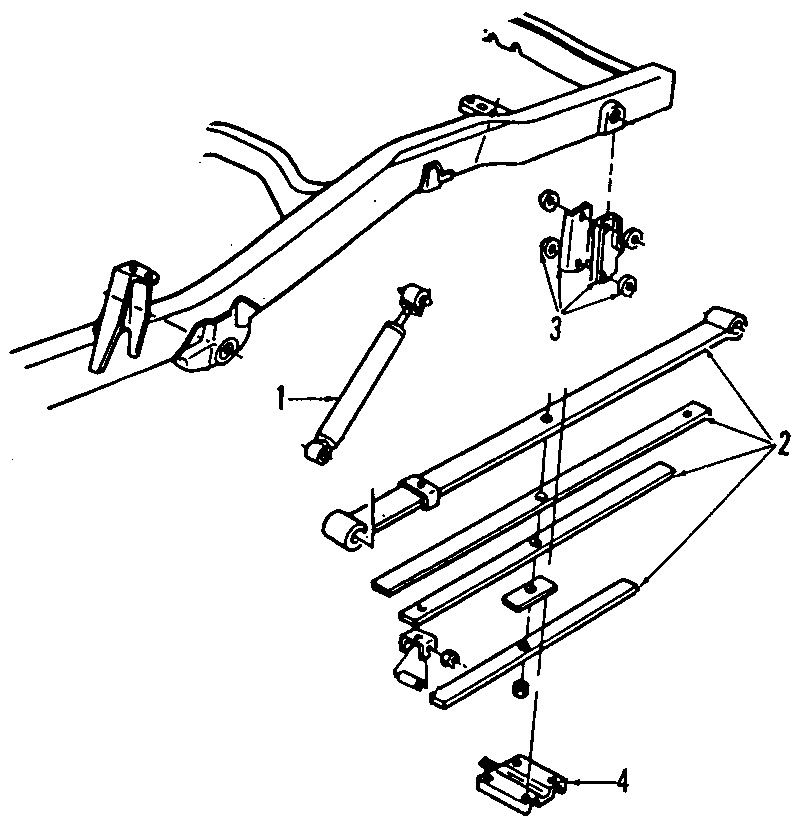 Diagram REAR SUSPENSION. RIDE CONTROL. SUSPENSION COMPONENTS. for your 2017 GMC Sierra 2500 HD 6.0L Vortec V8 FLEX A/T RWD Base Extended Cab Pickup Fleetside 