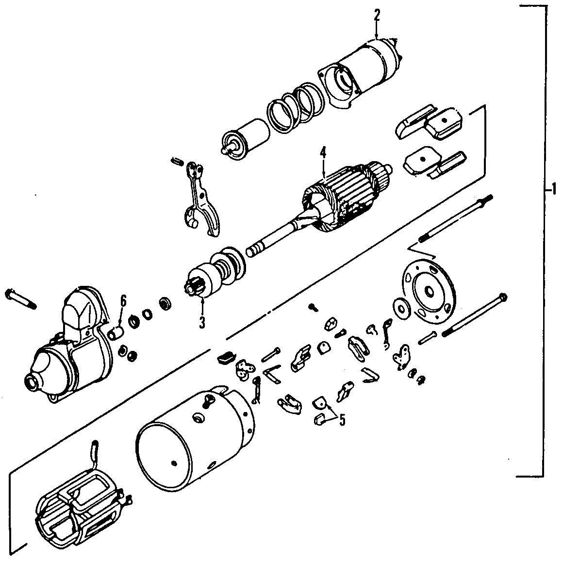 Diagram STARTER. for your Chevrolet G20   