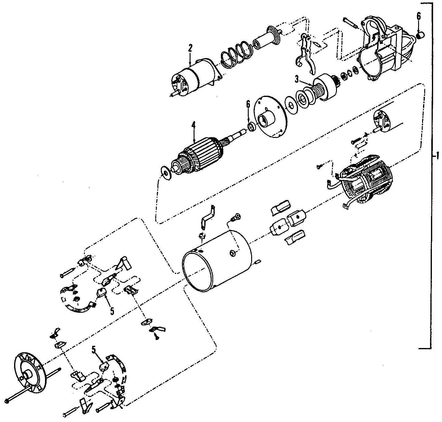 Diagram STARTER. for your 1990 Chevrolet G20    