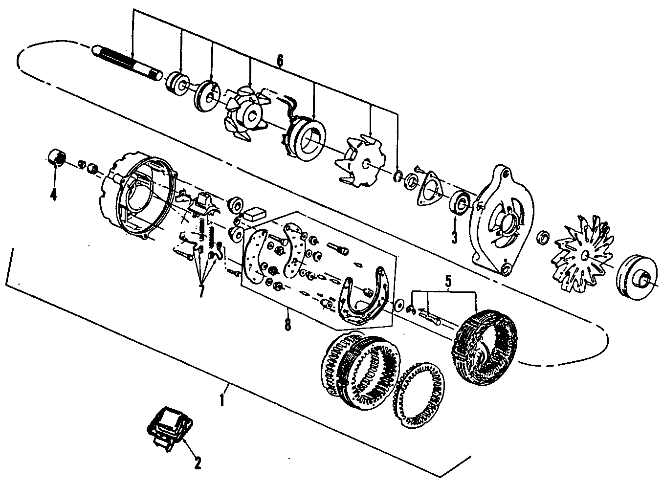 Diagram ALTERNATOR. for your 2003 Ford Mustang   