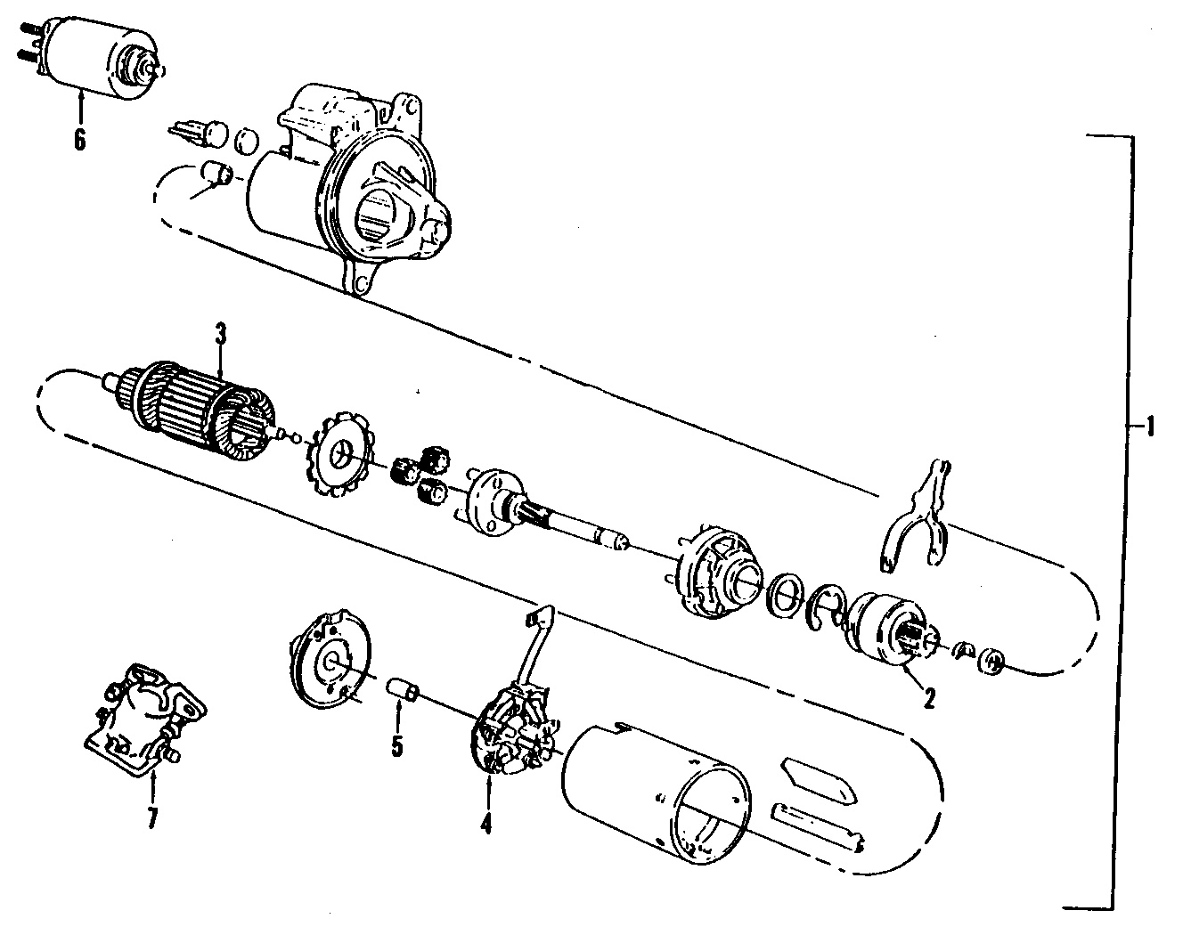 Diagram STARTER. for your Ford F-350  