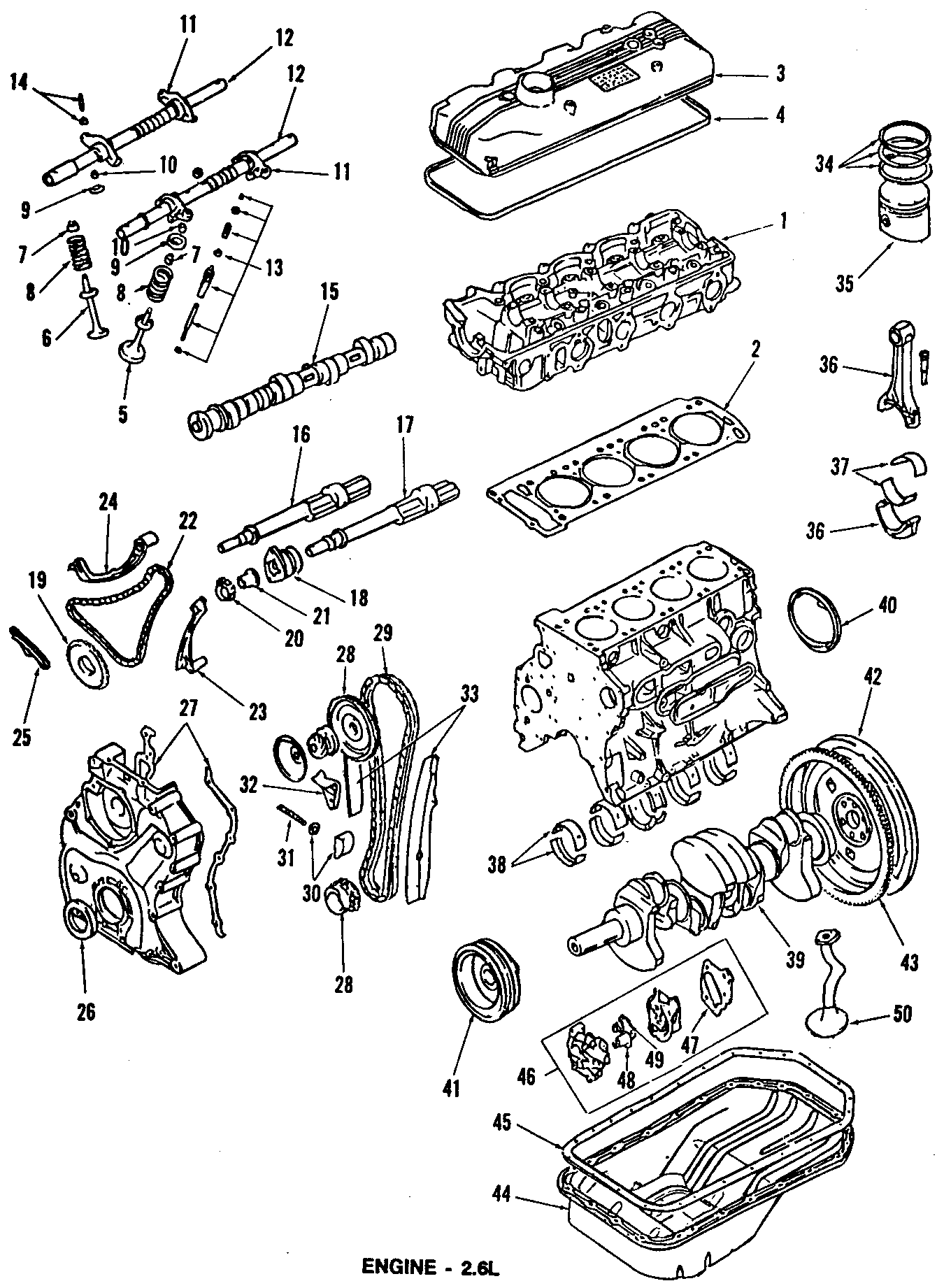 10CAMSHAFT & TIMING. CRANKSHAFT & BEARINGS. CYLINDER HEAD & VALVES. LUBRICATION. MOUNTS. PISTONS. RINGS & BEARINGS.https://images.simplepart.com/images/parts/motor/fullsize/T031120.png