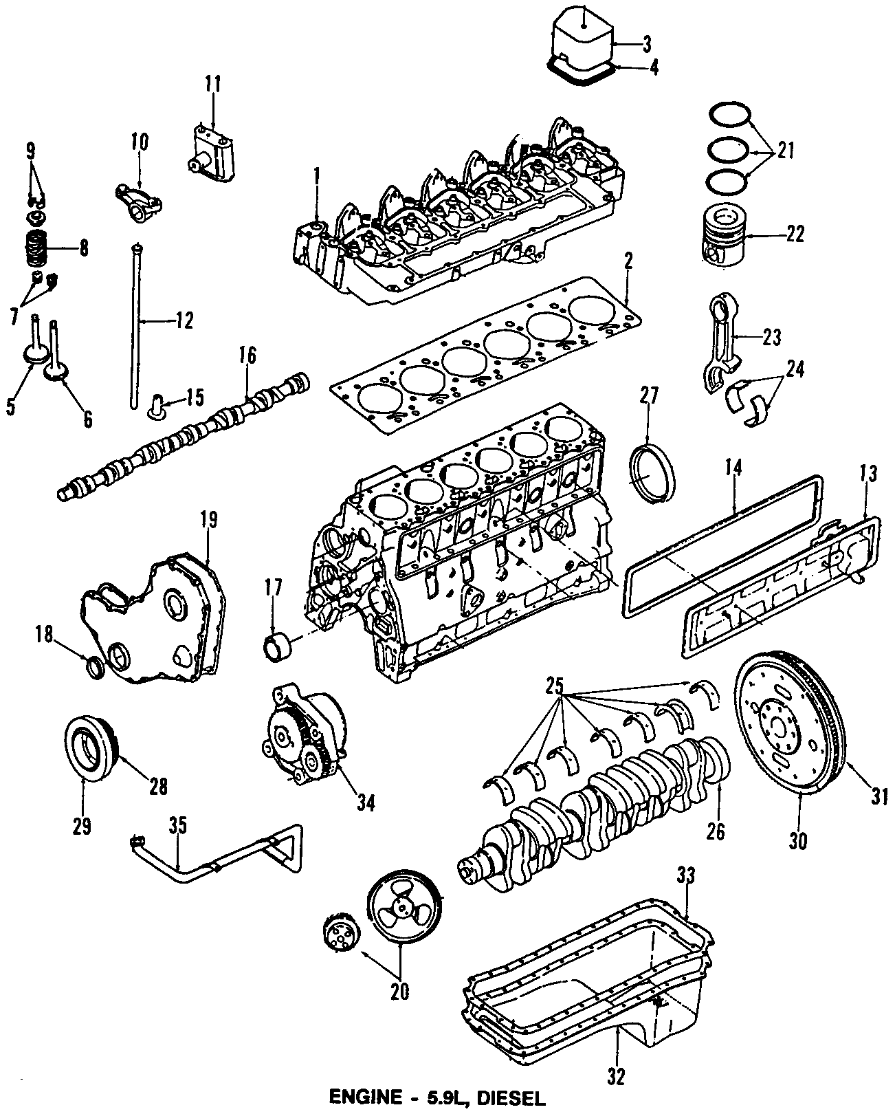 25CAMSHAFT & TIMING. CRANKSHAFT & BEARINGS. CYLINDER HEAD & VALVES. LUBRICATION. MOUNTS. PISTONS. RINGS & BEARINGS.https://images.simplepart.com/images/parts/motor/fullsize/T035120.png