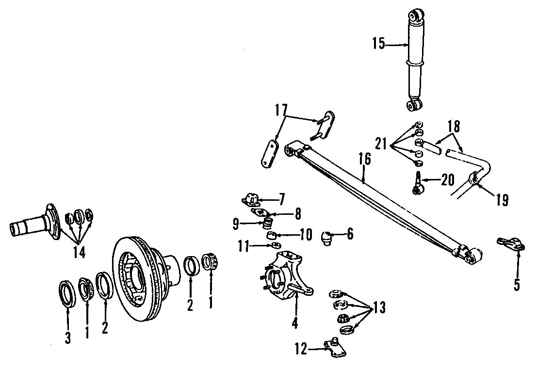 12FRONT SUSPENSION. LOWER KING PIN. STABILIZER BAR. SUSPENSION COMPONENTS. UPPER KING PIN.https://images.simplepart.com/images/parts/motor/fullsize/T035335.png
