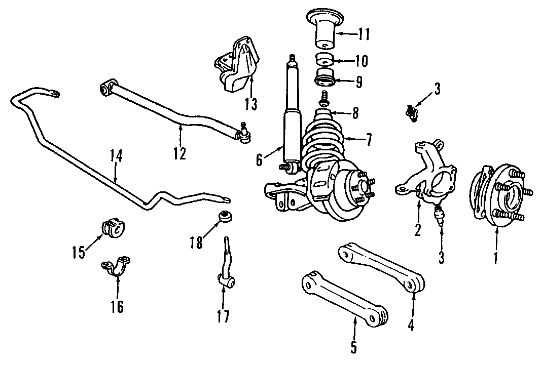 18FRONT SUSPENSION. LOWER CONTROL ARM. STABILIZER BAR. SUSPENSION COMPONENTS. UPPER CONTROL ARM.https://images.simplepart.com/images/parts/motor/fullsize/T038050.png