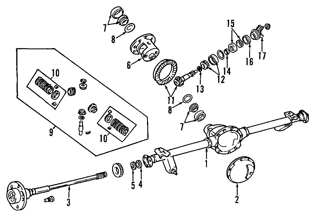 REAR AXLE. DIFFERENTIAL. PROPELLER SHAFT.https://images.simplepart.com/images/parts/motor/fullsize/T038100.png