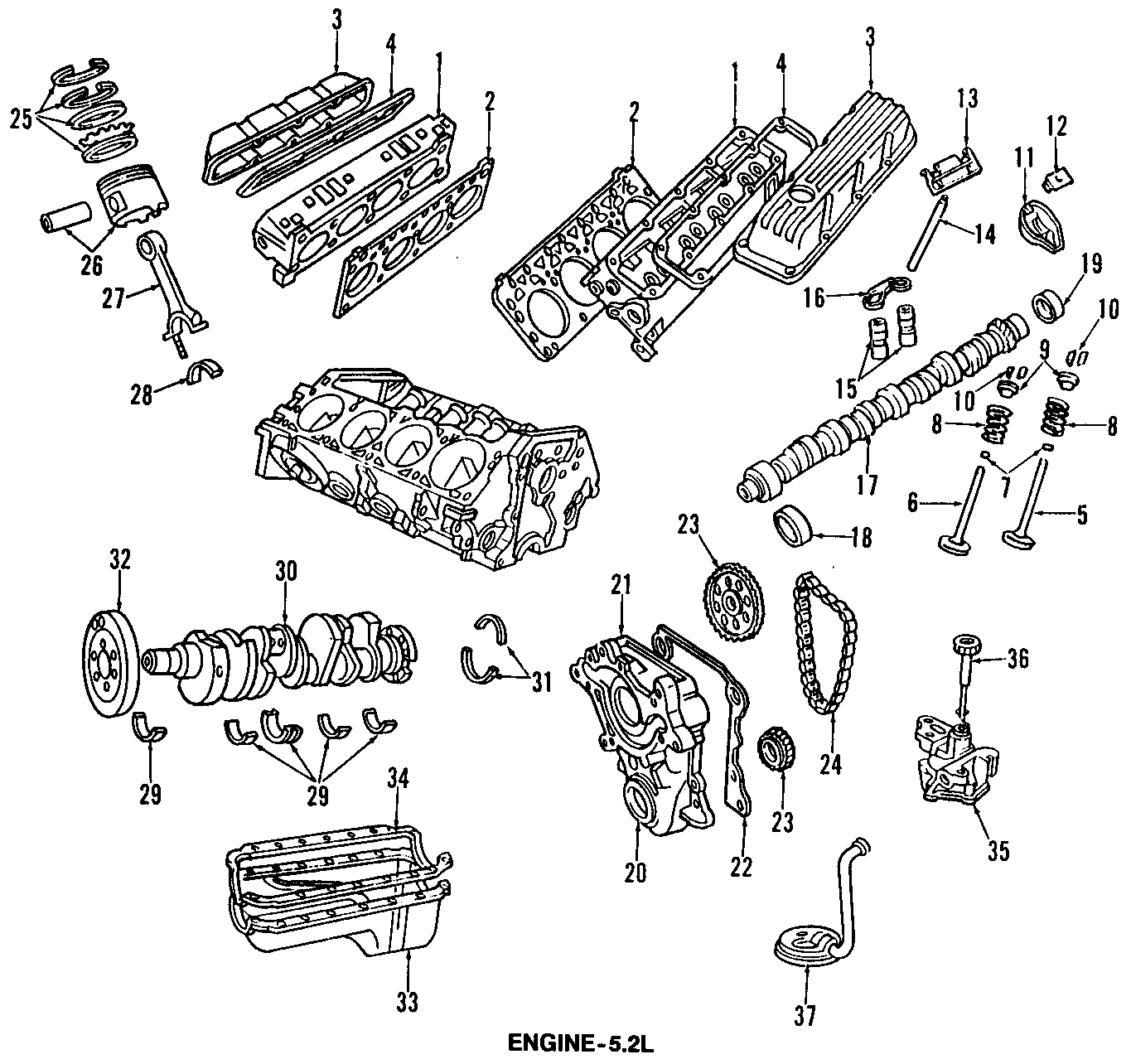 12CAMSHAFT & TIMING. CRANKSHAFT & BEARINGS. CYLINDER HEAD & VALVES. LUBRICATION. MOUNTS. PISTONS. RINGS & BEARINGS.https://images.simplepart.com/images/parts/motor/fullsize/T039050.png