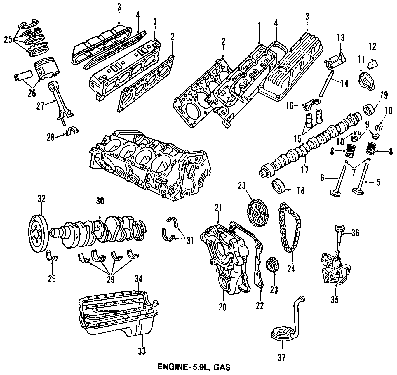 12CAMSHAFT & TIMING. CRANKSHAFT & BEARINGS. CYLINDER HEAD & VALVES. LUBRICATION. MOUNTS. PISTONS. RINGS & BEARINGS.https://images.simplepart.com/images/parts/motor/fullsize/T039060.png