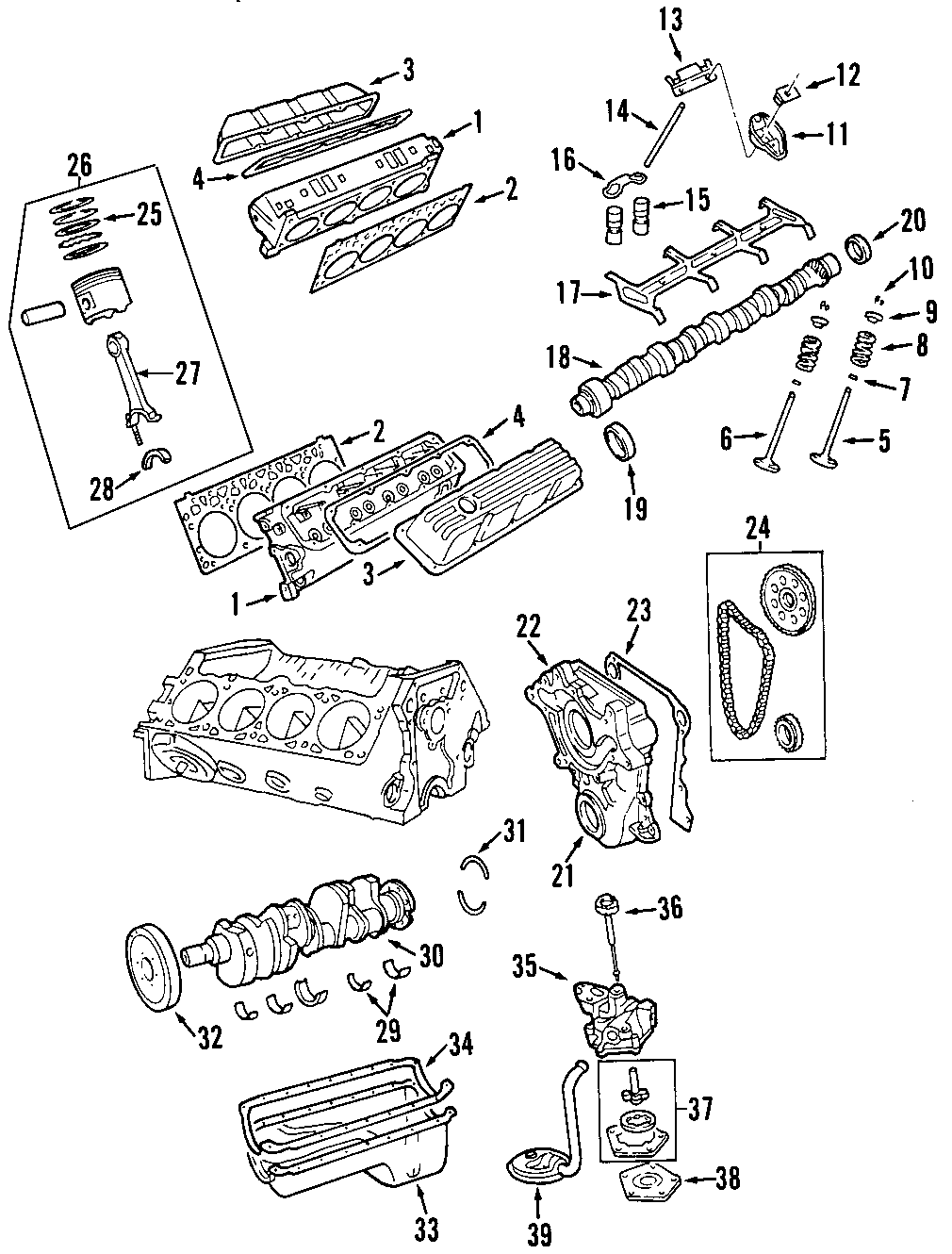 CAMSHAFT & TIMING. CRANKSHAFT & BEARINGS. CYLINDER HEAD & VALVES. LUBRICATION. MOUNTS. PISTONS. RINGS & BEARINGS.https://images.simplepart.com/images/parts/motor/fullsize/T041040.png