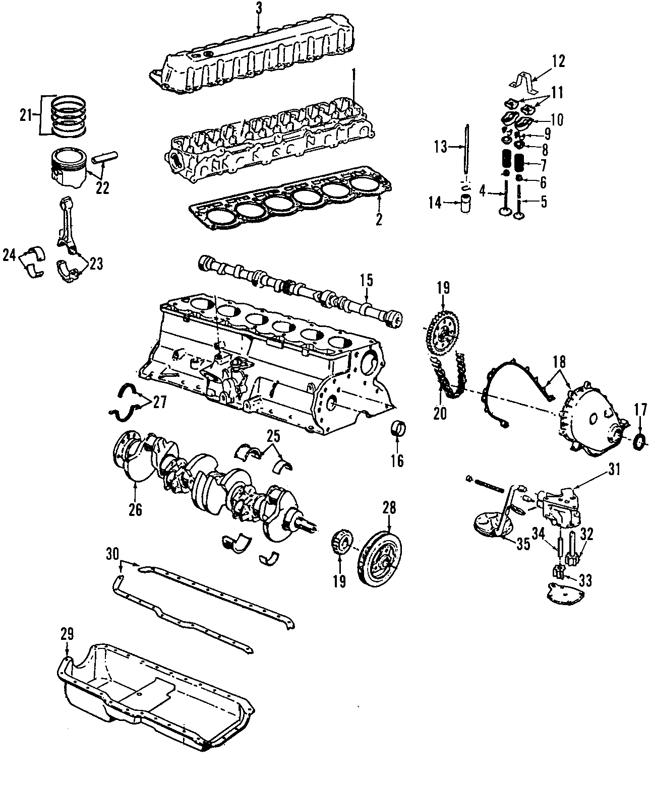 13CAMSHAFT & TIMING. CRANKSHAFT & BEARINGS. CYLINDER HEAD & VALVES. LUBRICATION. MOUNTS. PISTONS. RINGS & BEARINGS.https://images.simplepart.com/images/parts/motor/fullsize/T042030.png