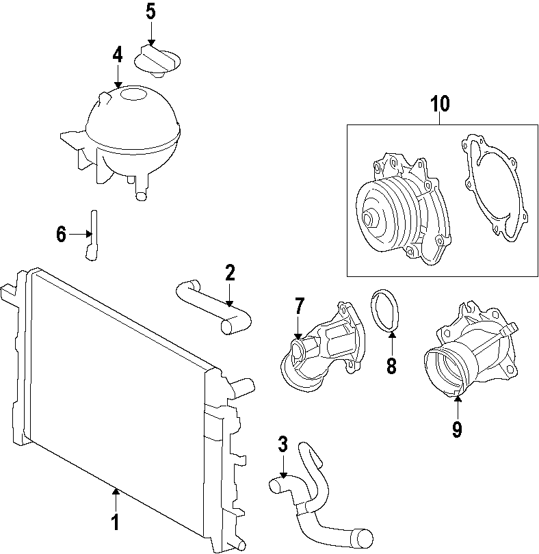 COOLING SYSTEM. COOLING FAN. RADIATOR. WATER PUMP.https://images.simplepart.com/images/parts/motor/fullsize/T045030.png