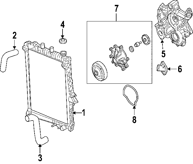 COOLING SYSTEM. COOLING FAN. RADIATOR. WATER PUMP.https://images.simplepart.com/images/parts/motor/fullsize/T048010.png