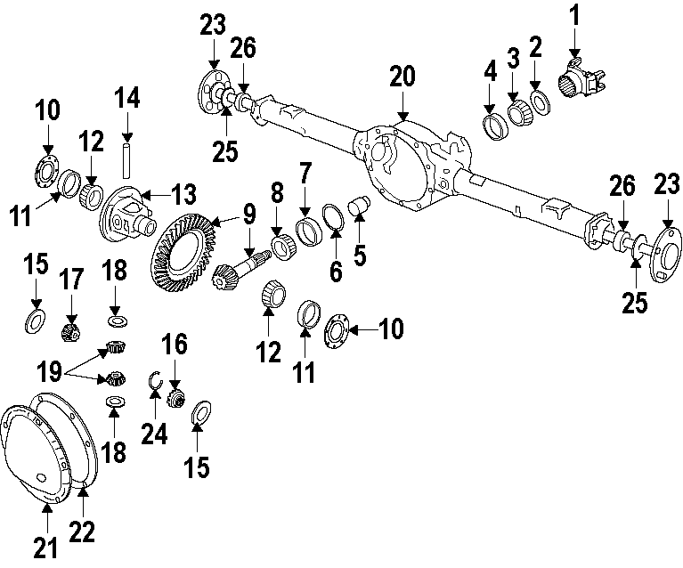 18REAR AXLE. DIFFERENTIAL. PROPELLER SHAFT.https://images.simplepart.com/images/parts/motor/fullsize/T051070.png