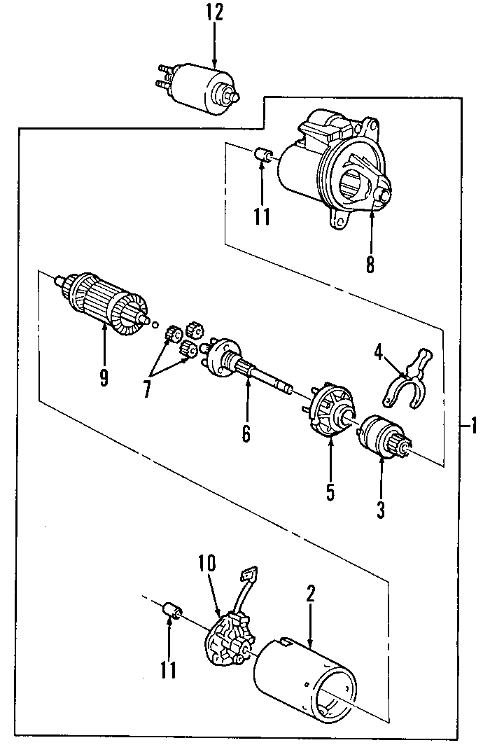 Diagram STARTER. for your Lincoln Blackwood  