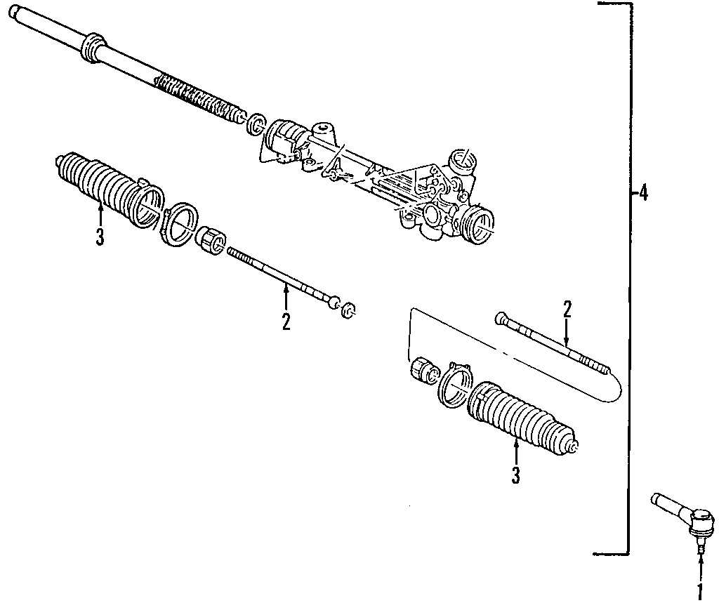 Diagram P/S PUMP & HOSES. STEERING GEAR & LINKAGE. for your Ford