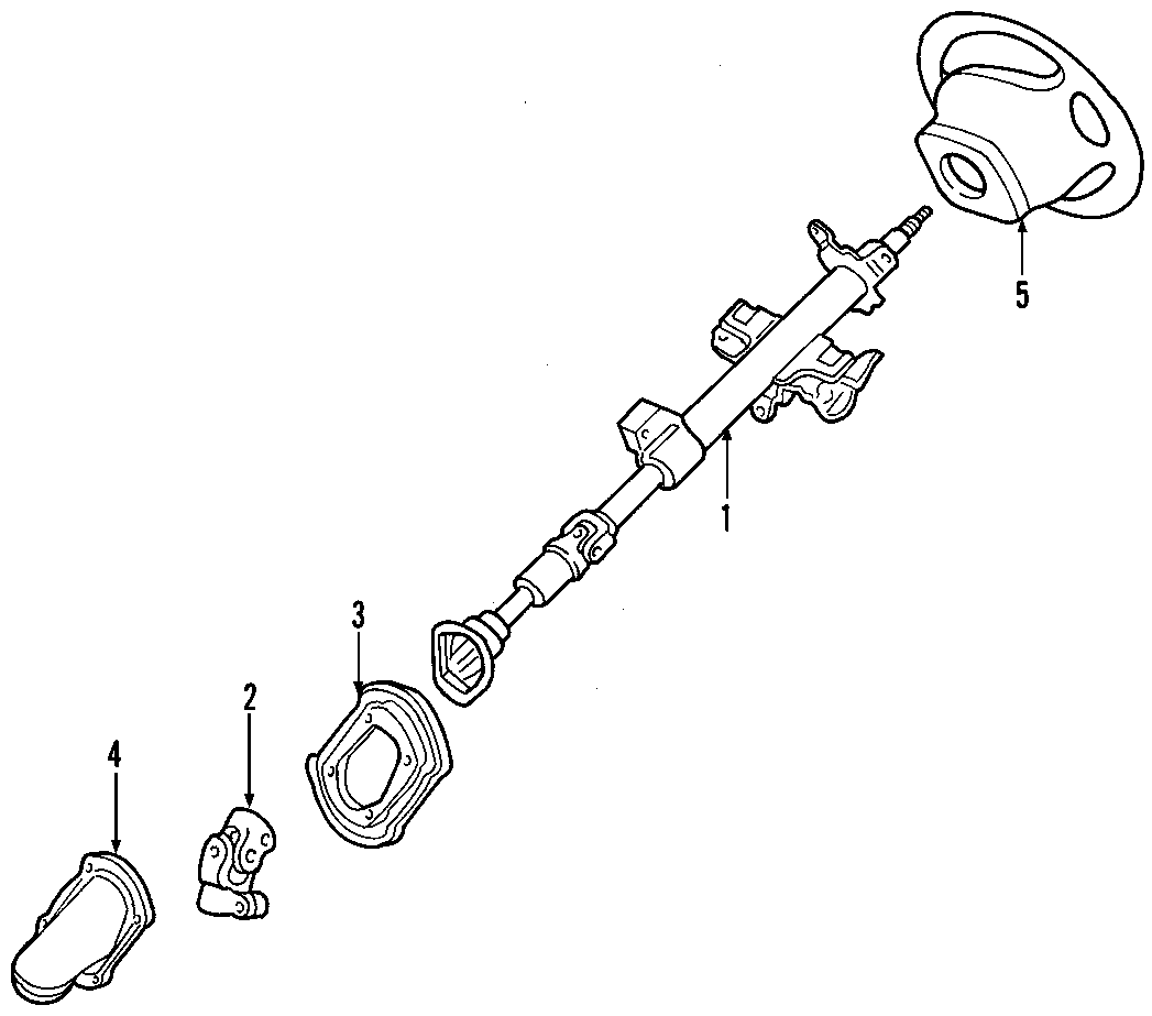 2011 Ford Escape Steering Column