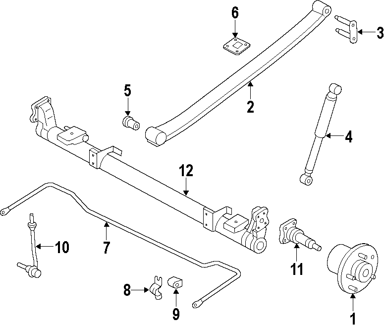 Diagram REAR SUSPENSION. REAR AXLE. STABILIZER BAR. SUSPENSION COMPONENTS. for your 2020 Lincoln MKZ Base Sedan 2.0L EcoBoost A/T FWD 