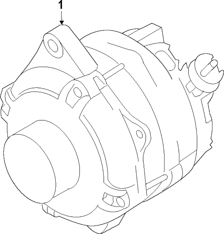 Diagram ALTERNATOR. for your Mercury Sable  