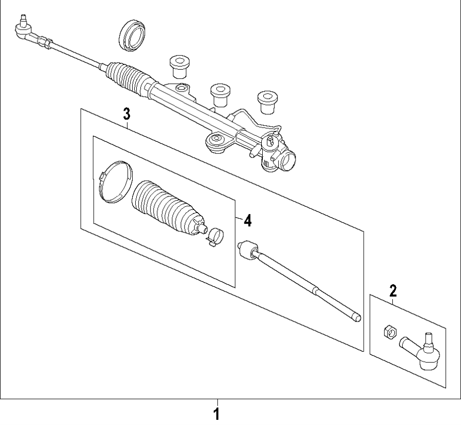 Diagram P/S PUMP & HOSES. STEERING GEAR & LINKAGE. for your 2022 Lincoln Navigator   