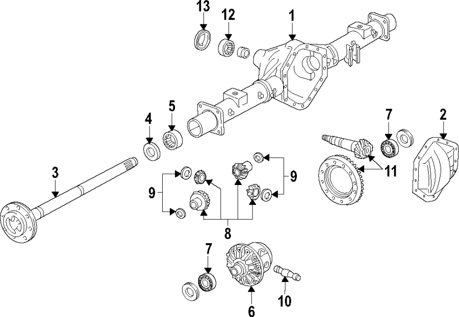 2REAR AXLE. DIFFERENTIAL. PROPELLER SHAFT.https://images.simplepart.com/images/parts/motor/fullsize/T213070.png