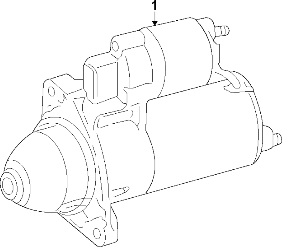 Diagram STARTER. for your 1999 Mercury Sable   