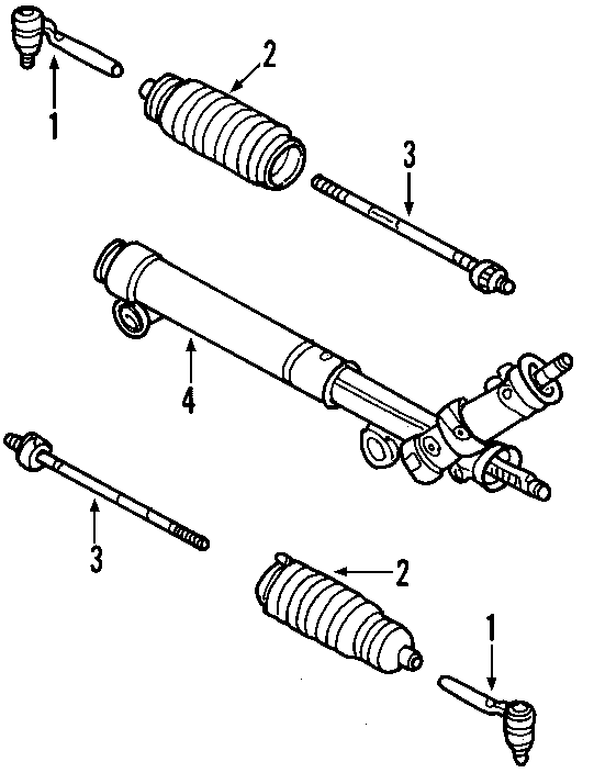 Diagram P/S PUMP & HOSES. STEERING GEAR & LINKAGE. for your Chevrolet Suburban 1500  