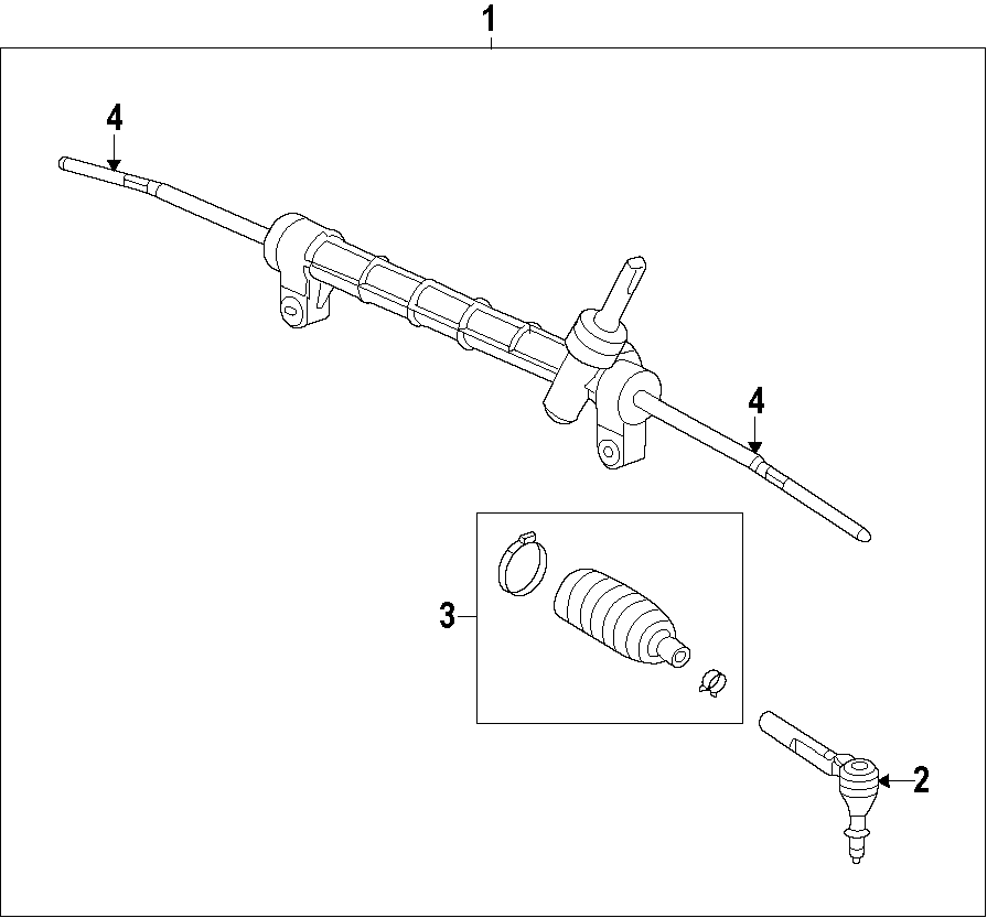 Diagram P/S PUMP & HOSES. STEERING GEAR & LINKAGE. for your Pontiac