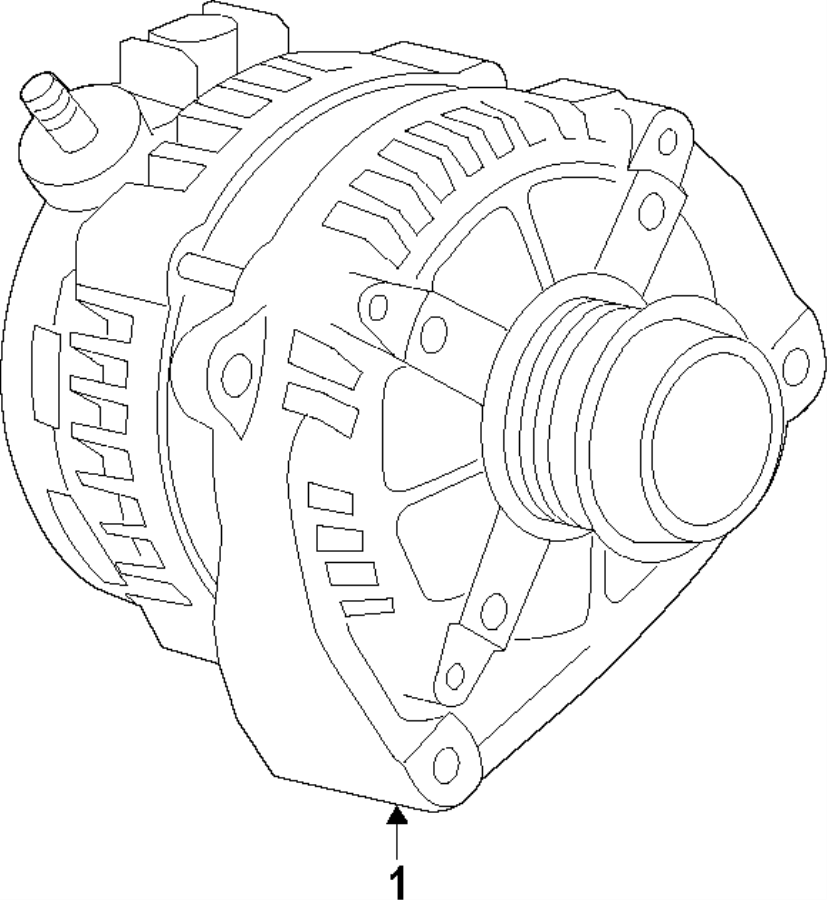 Diagram ALTERNATOR. for your 2024 Chevrolet Silverado   