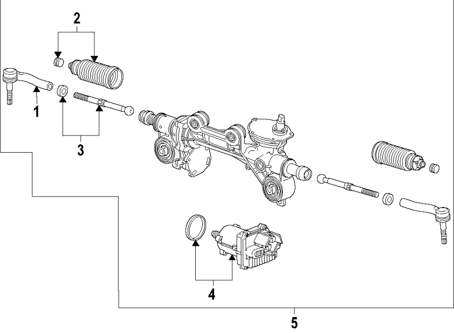 Steering gear & linkage.