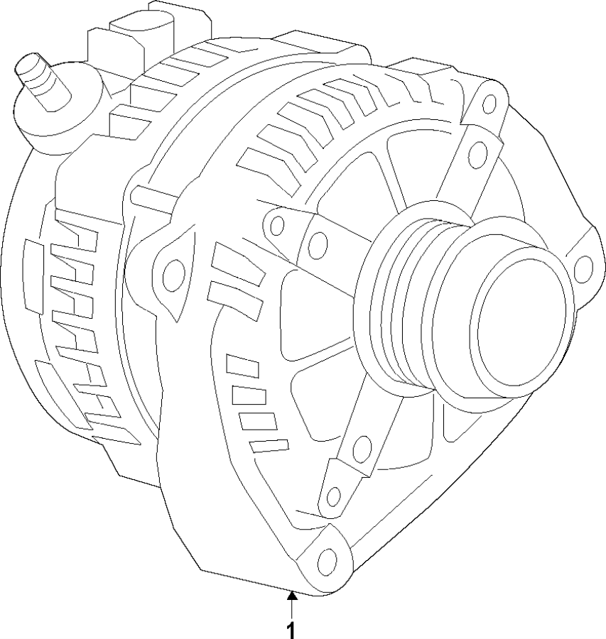 Diagram Alternator. for your 2024 Chevrolet Silverado   