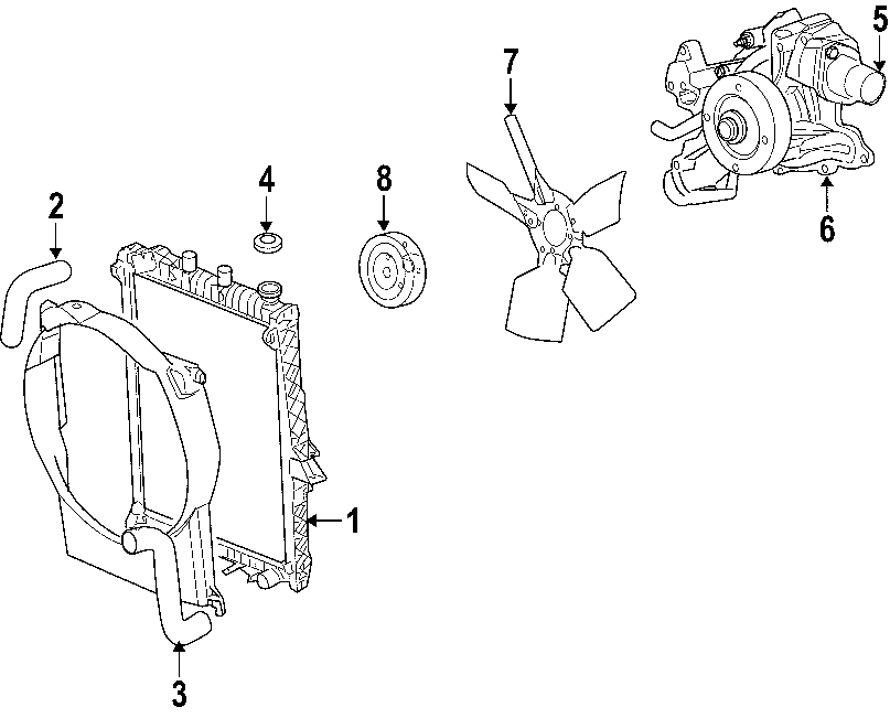 1COOLING SYSTEM. COOLING FAN. RADIATOR. WATER PUMP.https://images.simplepart.com/images/parts/motor/fullsize/T400020.png