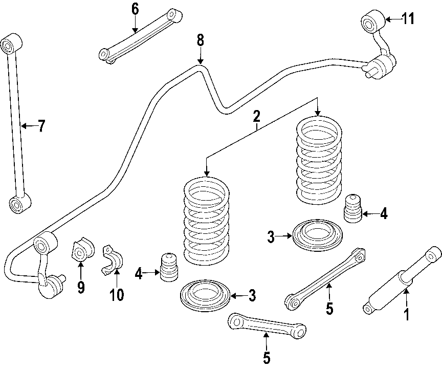 8REAR SUSPENSION. LOWER CONTROL ARM. STABILIZER BAR. SUSPENSION COMPONENTS. UPPER CONTROL ARM.https://images.simplepart.com/images/parts/motor/fullsize/T400100.png