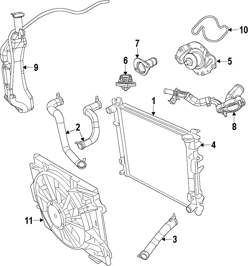 9COOLING SYSTEM. COOLING FAN. RADIATOR. WATER PUMP.https://images.simplepart.com/images/parts/motor/fullsize/T411020.png