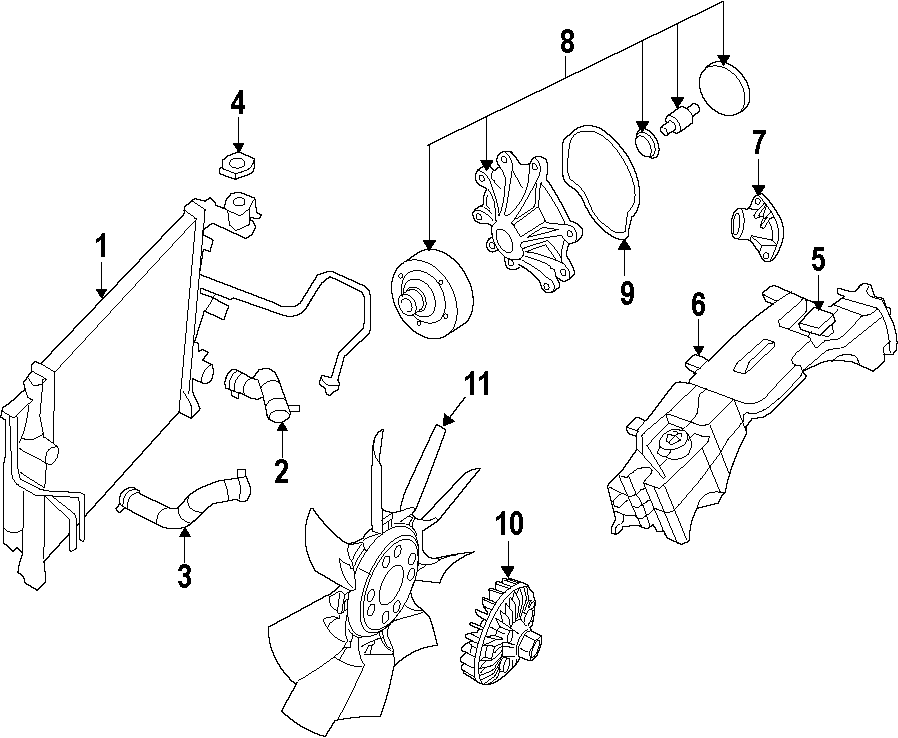 2COOLING SYSTEM. COOLING FAN. RADIATOR. WATER PUMP.https://images.simplepart.com/images/parts/motor/fullsize/T414010.png