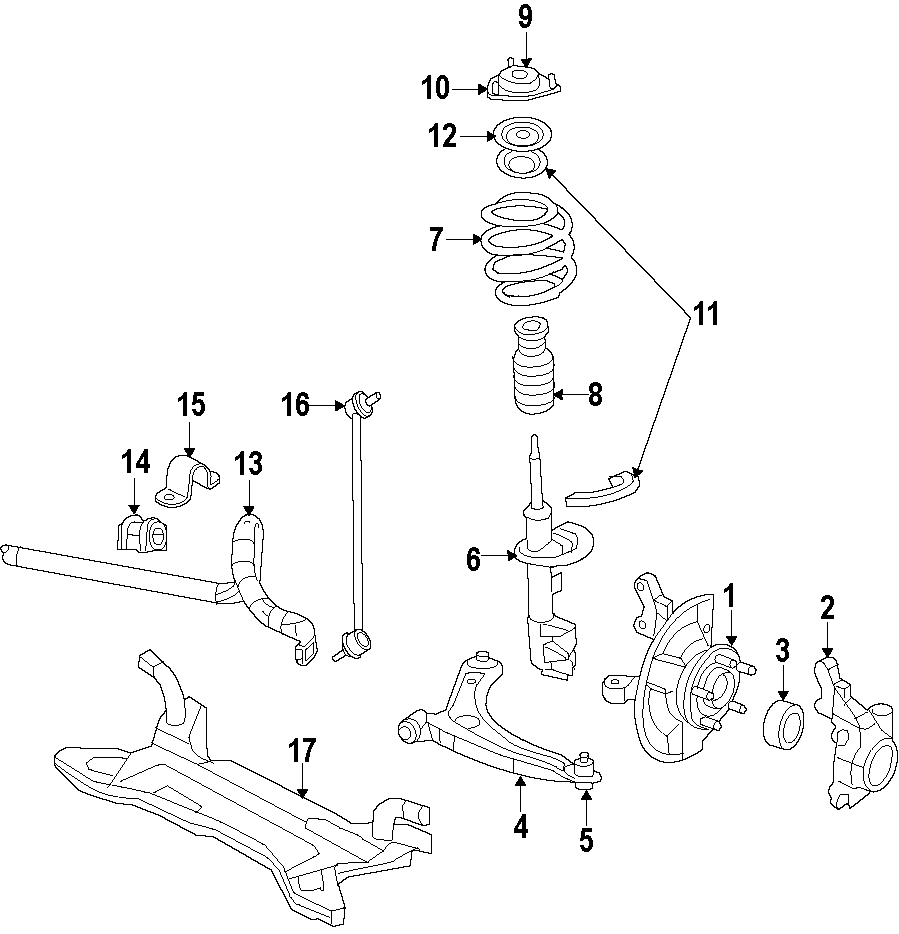 9FRONT SUSPENSION. LOWER CONTROL ARM. STABILIZER BAR. SUSPENSION COMPONENTS.https://images.simplepart.com/images/parts/motor/fullsize/T420050.png