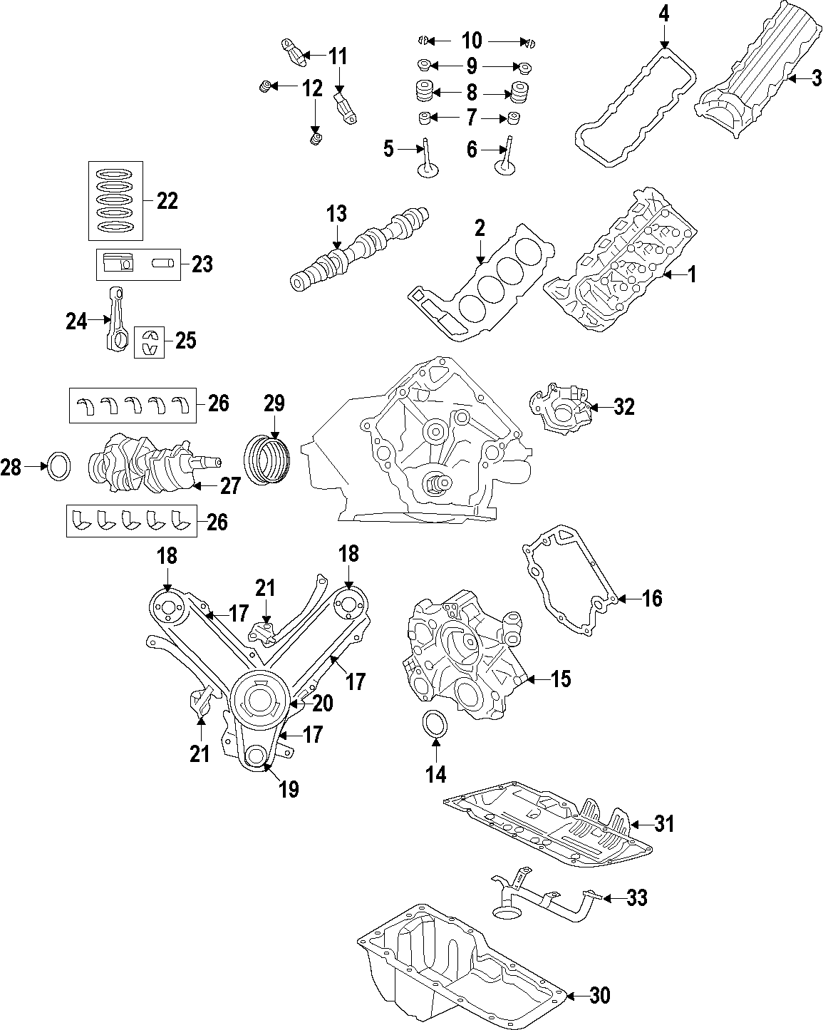 CAMSHAFT & TIMING. CRANKSHAFT & BEARINGS. CYLINDER HEAD & VALVES. LUBRICATION. MOUNTS. PISTONS. RINGS & BEARINGS.https://images.simplepart.com/images/parts/motor/fullsize/T431040.png