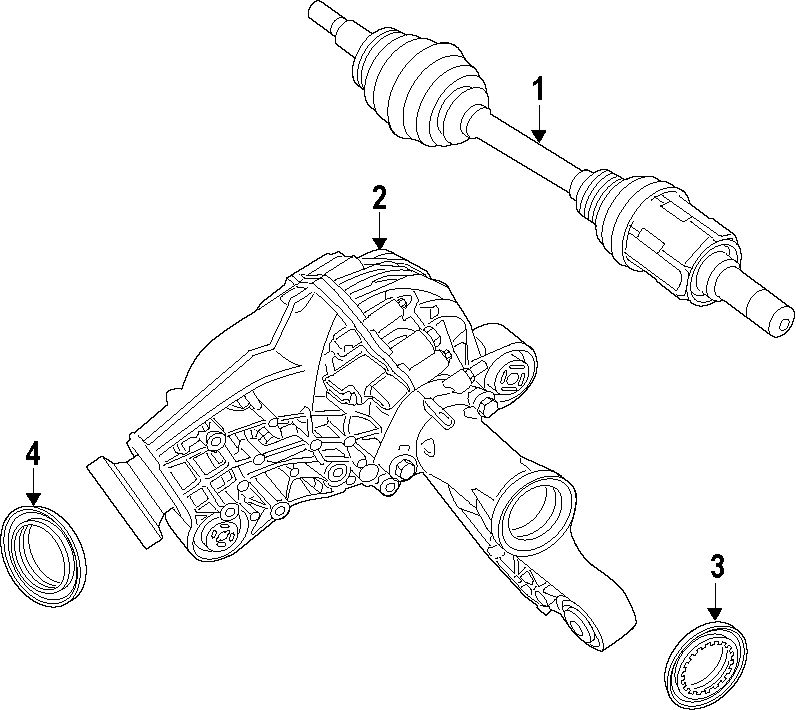 Diagram DRIVE AXLES. DIFFERENTIAL. FRONT AXLE. PROPELLER SHAFT. for your Jeep Grand Cherokee  